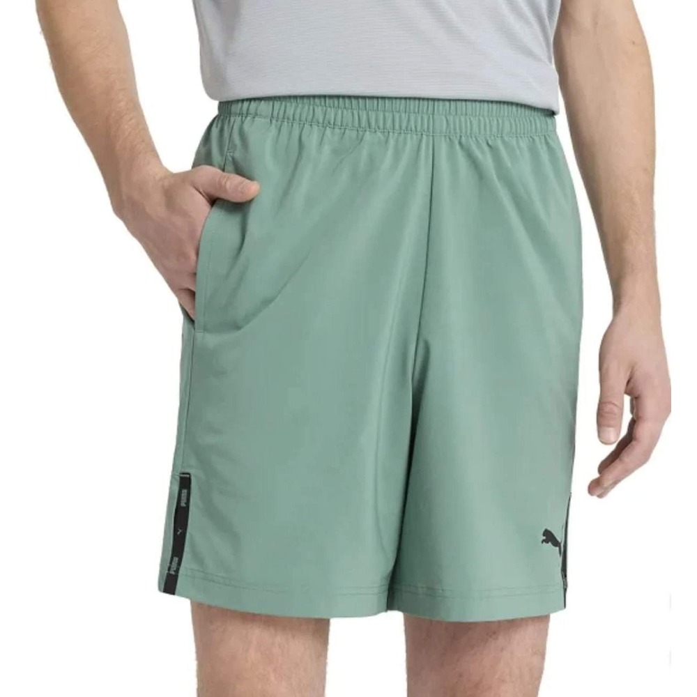 NWT Puma Active Woven Shorts Men's Size S Green Polyester Athletic
